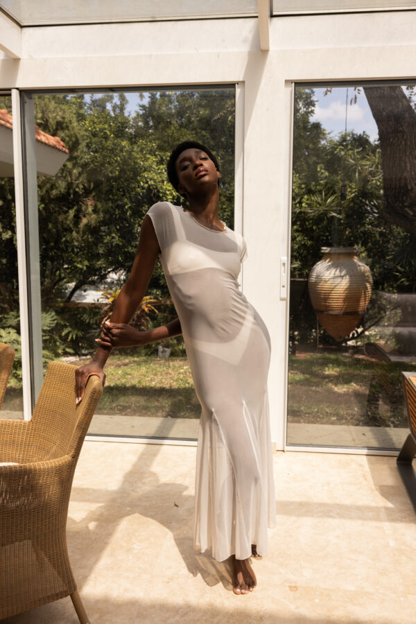 Sandra Dress - שמנת